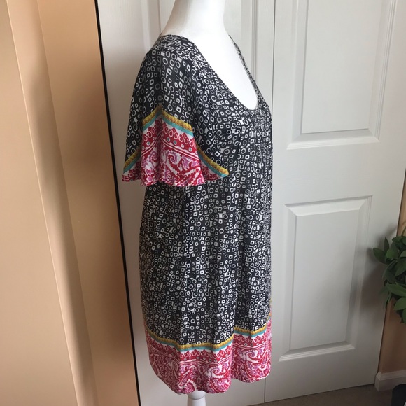 Billabong Boho Cotton Cover Up Size Small EUC Multi Color - Picture 7 of 16